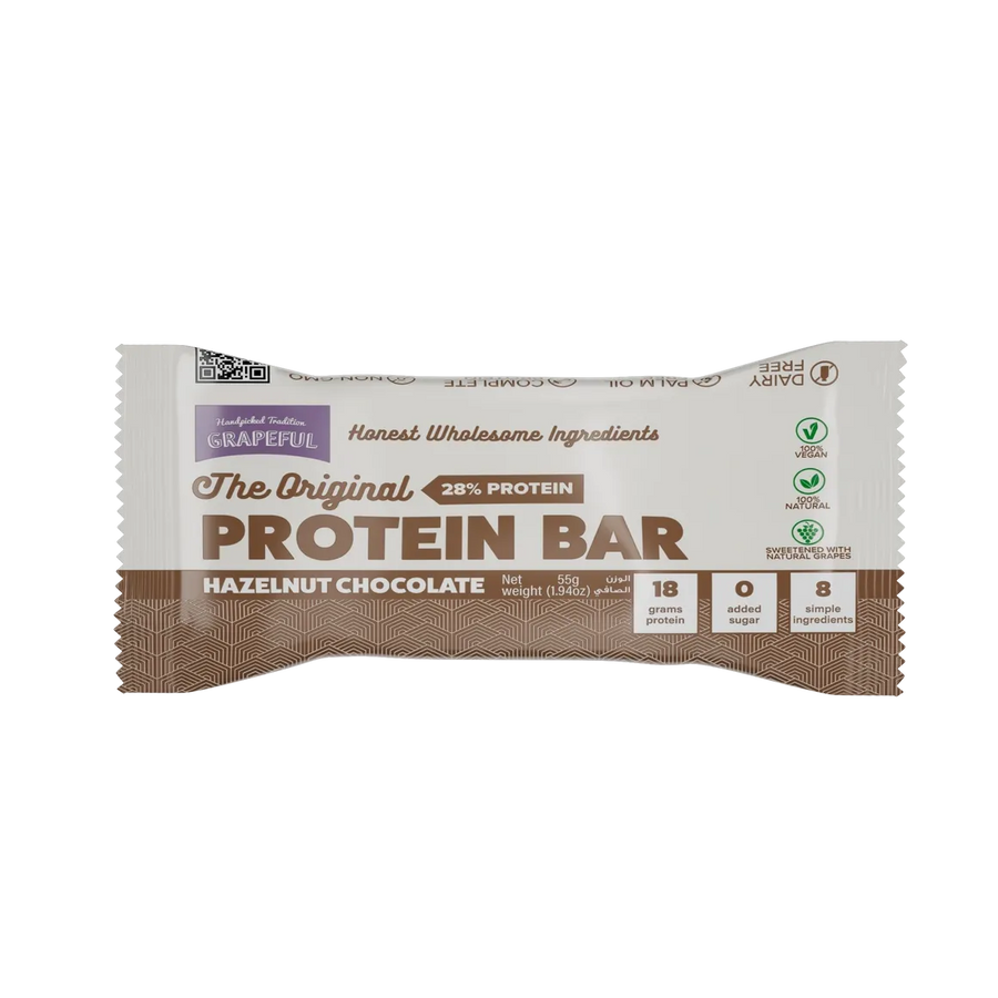Grapeful Protein Chocolate Hazelnut Bar 55g
