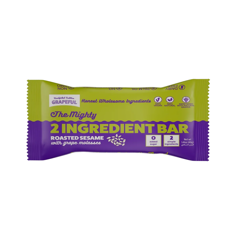 Grapeful Mighty 2 Ingredient Bar - Roasted Sesame 40g
