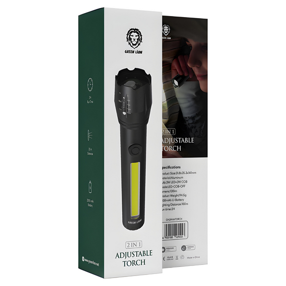 2 IN 1 ADJUSTABLE TORCH Greenlion