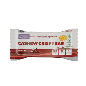 Grapeful Energy Cashew Crispy Bar - Coconut 30g