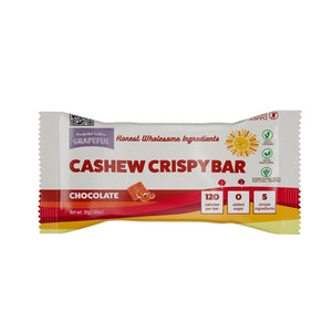 Grapeful Energy Cashew Crispy Bar - Chocolate  30g