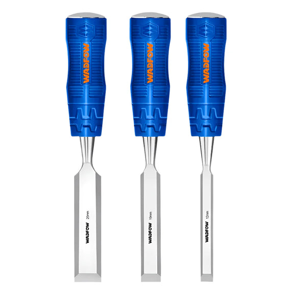 Wadfow 3 Pcs Wood Chisel Set